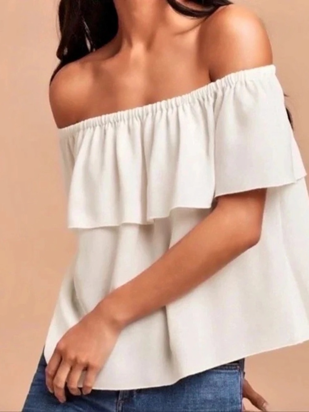 Wilfred Promener Blouse Off-Shoulder White